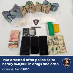 2024-10-03-update-2-image-2 Photograph of seized drugs and cash.